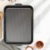 The baking sheet is "hostess", 27 × 35 cm, metal cover, anti -stick coating, burgundy color