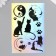 Holographic stickers (stickers) "cats" 10x15 cm, 5-200