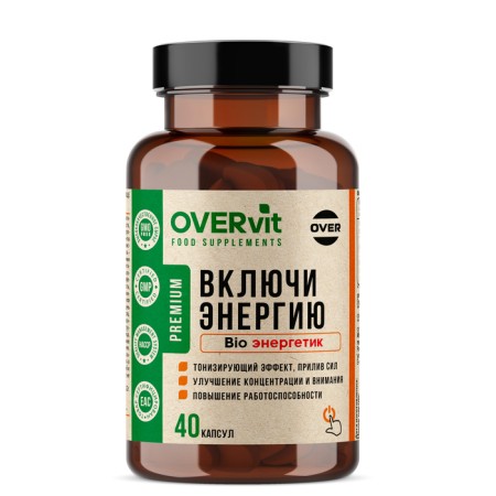 Turn on Overon Overvit energy, 40 capsules