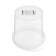 The capacity is polymer, 1.2 l, transparent, with a lid, 1 pcs