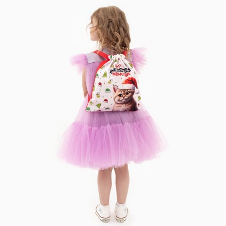 Children's bag "Kit in a hat", 35 × 30 cm, New Year's-9