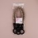 Handles for a bag, 2 pcs, waxed cord, 46 ± 1 × 4.5 cm, black color