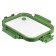 Smart Solutions baking and storage container, rectangular, with a lid, 1 l, green color
