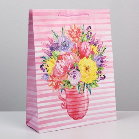 Gift package laminated, packaging, “With Love”, l 28 x 38 x 9 cm-2