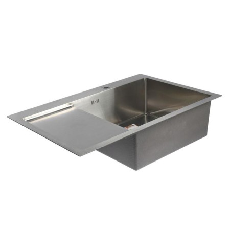 Kitchen sink Aflorn AF97851-R, Right-off, right, S = 3.0 and 0.8 mm, 78x51x22 cm, siphon, satin-1