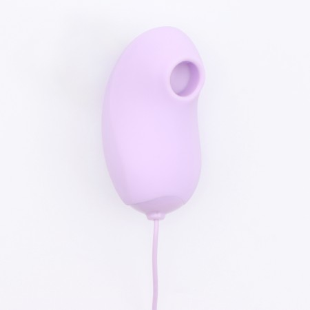 Vibroyaite with a vacuum-wave clitoris stimulant, Power Bank, Soft silicone, purple-3