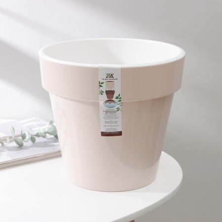 Kashpo for flowers with an insert "Porto", 6 l, pearl color-3