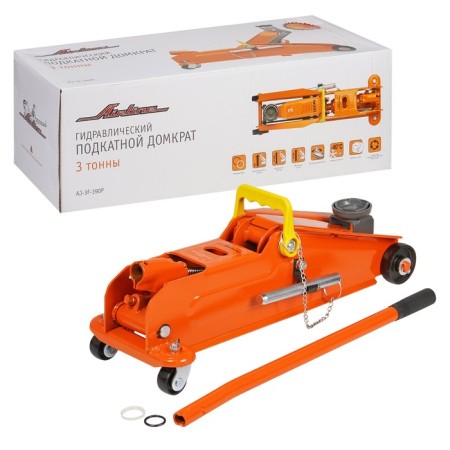 The jack of the rolling Airline AJ-3F-390P, height is 135-390 mm, 3 tons, in bag