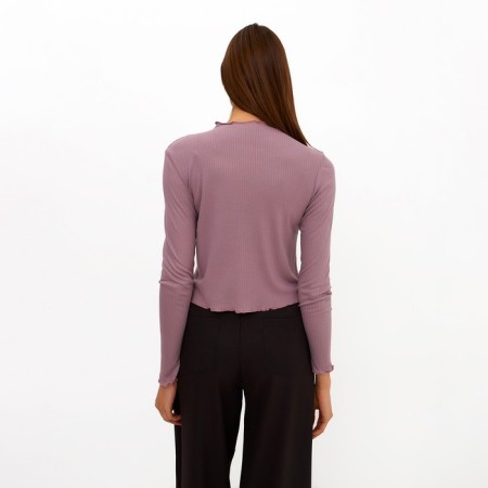 Women's turtleneck Minaku: Basic Line Lemesit Color, Size 46-2
