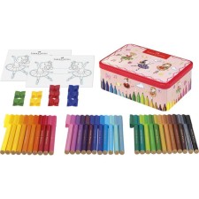 Faber-Castell Connector Ballerina + 10 Clips + 2 Clips + 2 Cards for Coloring