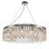 Suspended Indigo lamp, 12029/12p Chrome. 12x40W, e14, 800x800x255/1255 mm, transparent color