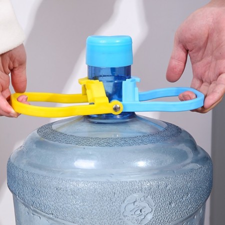 Handle for the transfer of bottles LBH-03, 19 l, blue-1