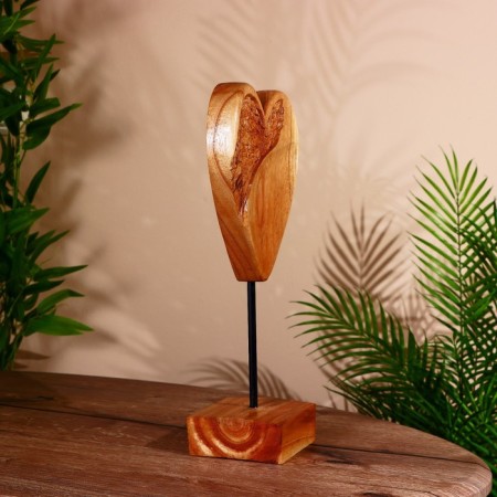 Souvenir "Heart" on the stand, Jampinis 20x10x35 cm-4