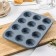 Baking uniform “Marble”, 35 × 27 cm, 12 cells, anti -stick coating, color gray color