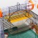 Mini cage for rodents, two -tier, with a shelf, house and a mix of labyrinths