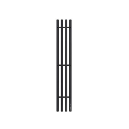 Terminus quatro electric heated towel rail "Circle", 1200x218 mm, black matte-1