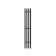 Terminus quatro electric heated towel rail "Circle", 1200x218 mm, black matte