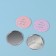 Pocket mirror “inscriptions”, d = 7 cm, color mix