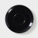 Porcelain saucer "watercolor", d = 14.5 cm, black color