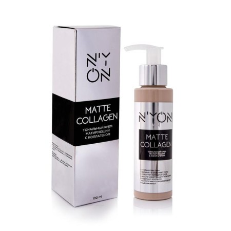 N’YON MATTE COLLAGEN tonal cream, matting with collagen, tone 102