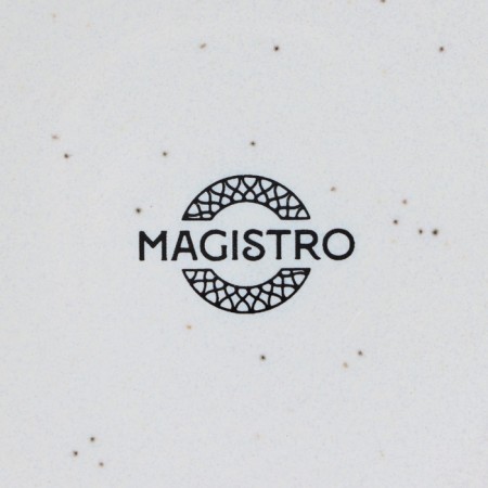 Porcelain saucer Magistro Urban, D = 14.2 cm, white color-4