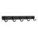 Cappio CVP002 hanger, metal, five -rose, black color