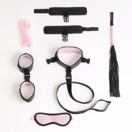 Erotic set, pink, 7 items-1