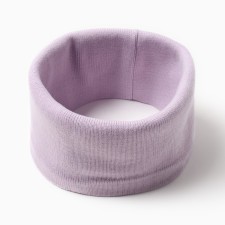 Snood for children, lilac color, size 50x22 cm