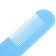 Hair care kit: comb and brush "Flower", Blue Color