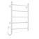Electric towel Domoterm 109-5, 500x710 mm, left, white matte