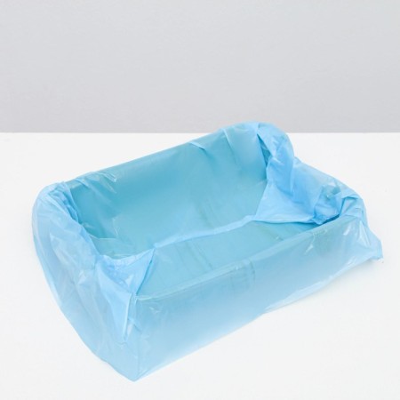 Bio bags for cat trays "Pigzon" 45x65 cm, 12 μm, 10 pcs, green-5