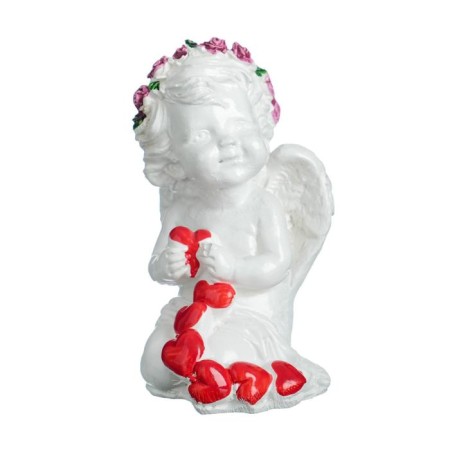 Figure "Angel necklace from hearts" 11x6cm-4