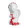 Figure "Angel necklace from hearts" 11x6cm
