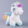 Soft toy "Unicorn", with felt -tip pens and stencils mix