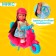 Lyna baby doll with moped and accessories, mix