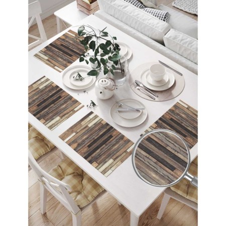 A set of napkins for setting the table "Excellent boards", rectangular, size 32x46 cm, 4 pcs-1