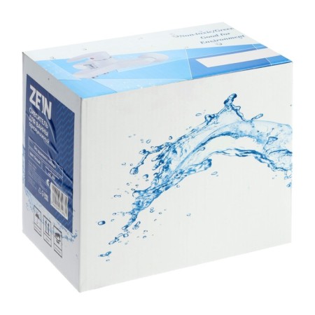 Bath mixer Zein Z3674, single-leaf, without shower set, ABS plastic, white-9