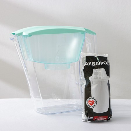 Aquaphor-Baby filter-kuvshin, 2.8 liters, mint color