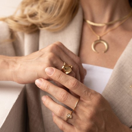 Ring "Trend" of Father, Color Gold, dimensionless-1