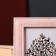Photo frame plastic 10x15 cm "jeans" pale pink 19x14 cm