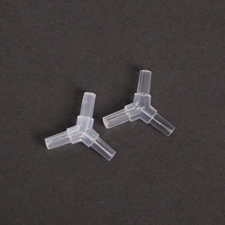 A set of pipe connectors, tee, F4 mm, 2 pcs