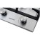The hock surface NordFrost HS 3022 x, gas, 2 burners, stainless steel