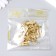 Castle metal for casket gold + nails. set 10 pcs 1.6x2.7 cm