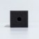 Rectangular sponge for the filter, series F, 5.5 x 6 x 17 cm, gray