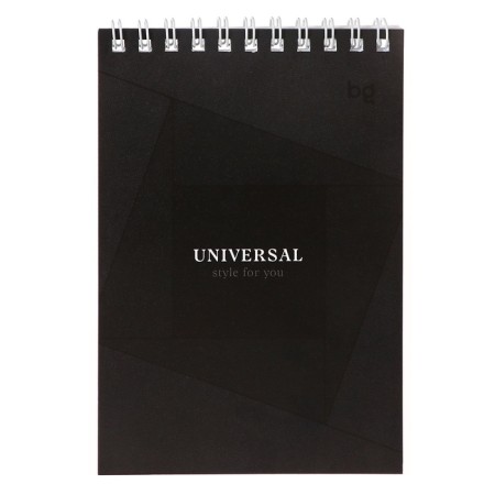 Notepad A6, 40 sheets, in a cage on the crest "Monochrome", cover coated cardboard, block 60g/m2, mix-1