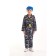 Carnival costume "landing", beret, overalls, belt, 5-7 years old, height 122-134 cm