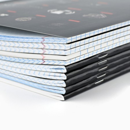 A set of notebooks 36 sheets, 10 objects, internal block No. 1 Mix “September 1: Black Background”-5