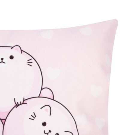 Pillowcase decorative Ethel "cats" 40x40 cm, 100% p/e, velor-2