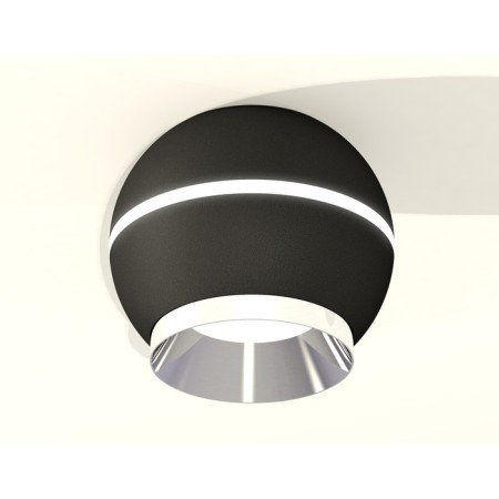 Ambrella Light, XS1102011, MR16 GU5.3 LED 3W, 4200K, Black Sand, Silver-1