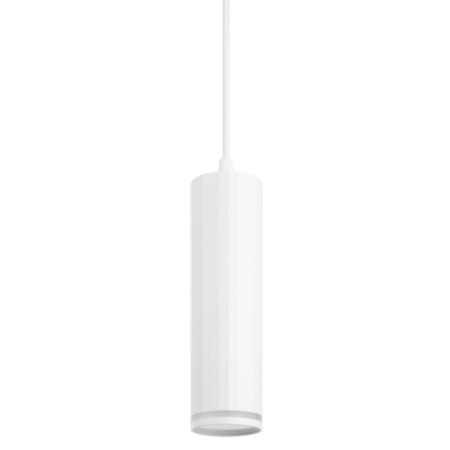 Suspension lamp PL19 WH MR16 GU10 Ceiling cylinder, white color-2